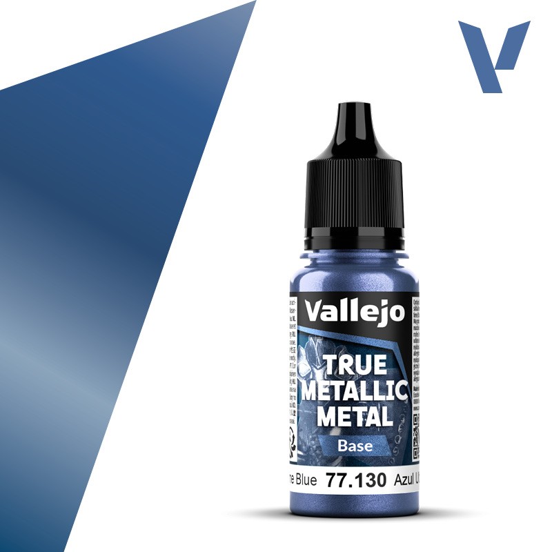 Vallejo BNIB True Metallic Metal Base Ultramarine Blue 18ml