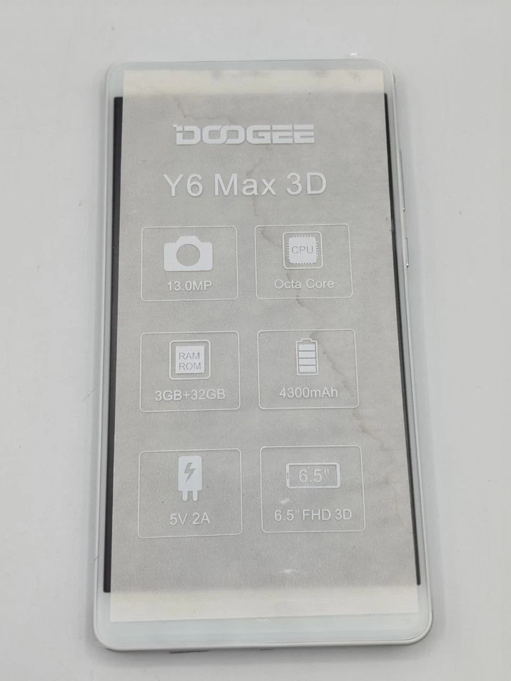 Smartphone Doogee Y6 Max 3D 6,5"  Android 6.0 3GB RAM 32GB ROM - NO WHATSAPP - Immagine 4 di 4