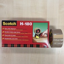 3M H-180 Heavy Duty Tape Gun Dispenser + Scotch Tape 
