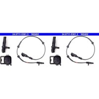 2X ATE ABS-SENSOR Raddrehzahl ABS-FÜHLER Hinten Passend FüR Land Rover Range