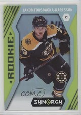 2017-18 Upper Deck Synergy Rookie Green Tier 1 Jakob Forsbacka-Karlsson #63 8yu