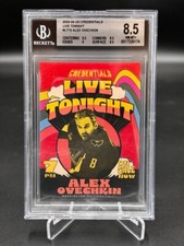 BGS 8.5 - 2023-24 Upper Deck Credentials ALEX OVECHKIN Live Tonight #LT13