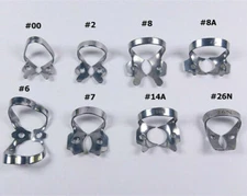 Dental Rubber Dam Clamps Clip Endodontic Surgical Instruments Stainless Steel