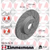 Zimmermann Bremsscheibe Ø370 BelüFtet Hinten Rechts FüR BMW 5Er Touring E60 E64