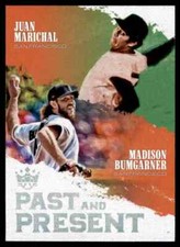 2018 DIAMOND KINGS PAST AND PRESENT JUAN MARICHAL MADISON BUMGARNER #PP13 INSERT