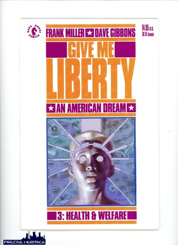 GIVE ME LIBERTY AN AMERICAN DREAM 5 BOOK LOT #s 1-4 +4 DARK HORSE UNREAD QUALITY - Picture 15 of 20