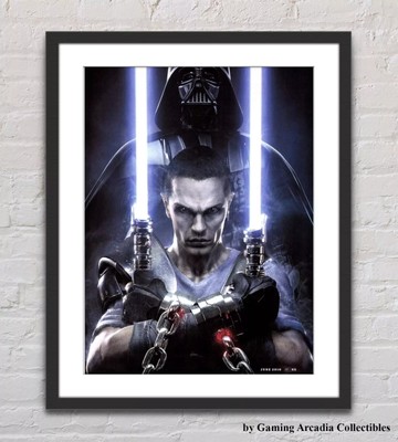 Star Wars The Force Unleashed II PS3 XBOX 360 Wii Glossy Promo Ad Poster G7502