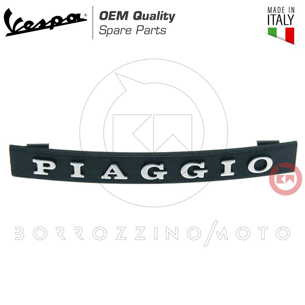 Targhetta Scudetto Nero Adesivo Piaggio Vespa PK XL, HP, Rush, PX 125, 150, 200 - Foto 2