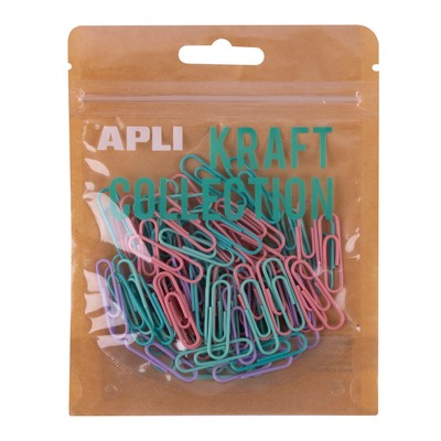 LOT DE 10 TROMBONES COULEURS PAQUET DE 100 - 28MM