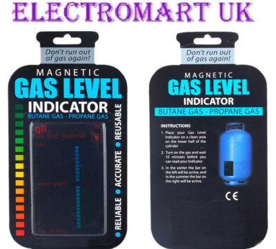 MAGNETIC GAS BOTTLE LEVEL INDICATOR CALOR BUTANE PROPANE LPG