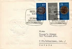 GERMANY DDR 1970 FDC 25th ANNIV OF GERMAN KULURBUND CULTURE ASSOCIATION EMBLEM