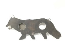 3/8" AR500 24"X 10" Reactive Coyote Silhouette Steel Target Gong