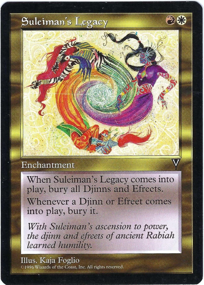 (4X) Suleiman's Legacy Visions Rare Playset – MTG Magic the Gathering Card - Image 3 of 4