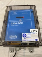 Hach 2200 PCX water particle counter w/ PSU 2084434-01 100ML/Min