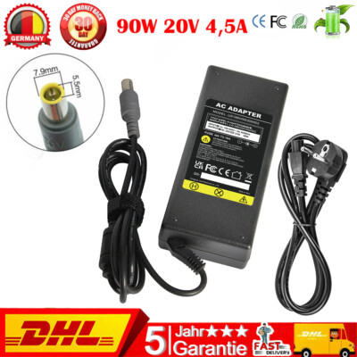 90W 20V 4.5A Notebook Laptop Netzteil Ladegerät für Lenovo ThinkPad Edge IBM