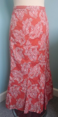 NEW Adini Lined Long Skirt Terracotta Size L1