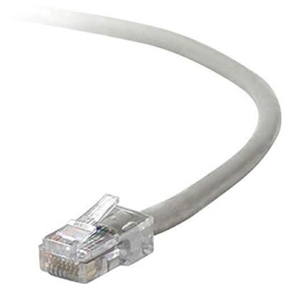 BELKIN COMPONENTS A3L791-08 8FT CAT5E PATCH CABLE, UTP, GRAY PVC JACKET, 24AWG, 
