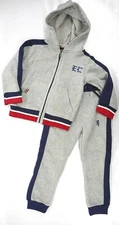 Boys English Laundry $44/$48 Lt Gray EL LOGO 2 PC. SWEATSUIT Sizes 4 - 12