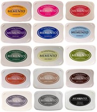 TSUKINEKO MEMENTO LARGE RUBBER STAMP INK PAD FAST DRYING FADE RESISTANT DYE