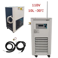 10L Laboratory Chiller Circulator -30℃ Low Temperature Cooling Circulation Pump