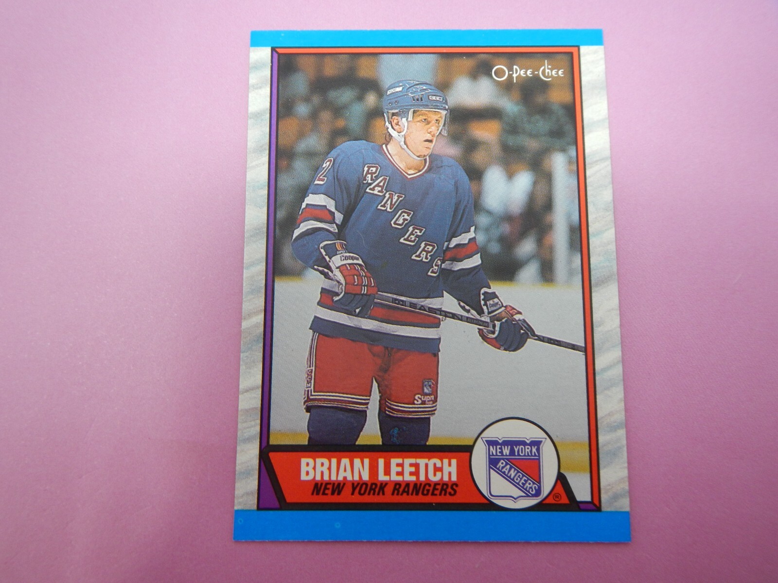 1989-90 O-Pee-Chee Hockey Brian Leetch #136
