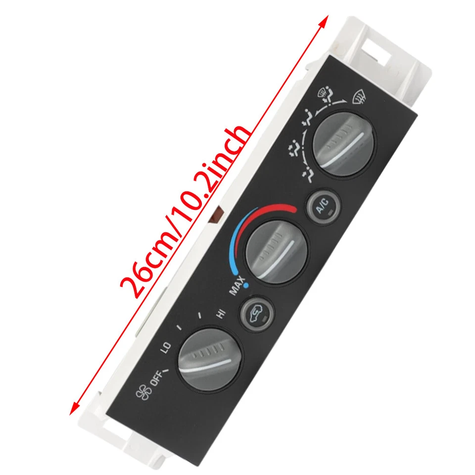 599-007 For Chevrolet C1500 1996-1999 Air Conditioning Control Module Panel - Image 3 of 4