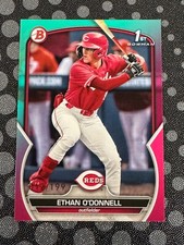 Ethan O’Donnell 2023 Bowman Draft Aqua Pink Gradient /199 1st #BD-56 Reds