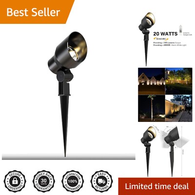 Easy Install 20W Landscape Floodlight - Waterproof G4 Halogen for Garden Use