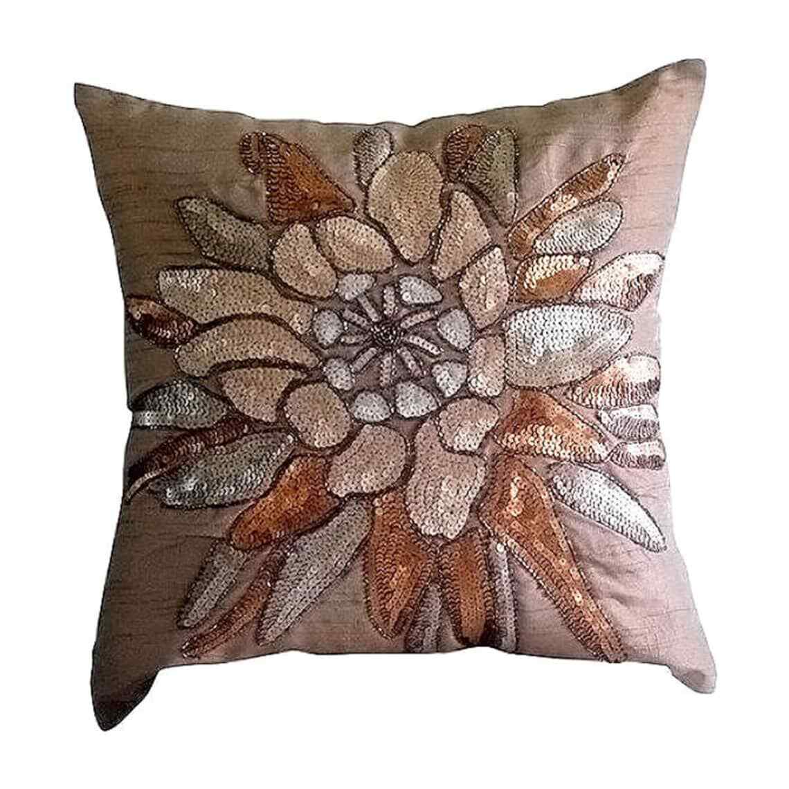 Decorative Sofa Cushion Case Brown 16