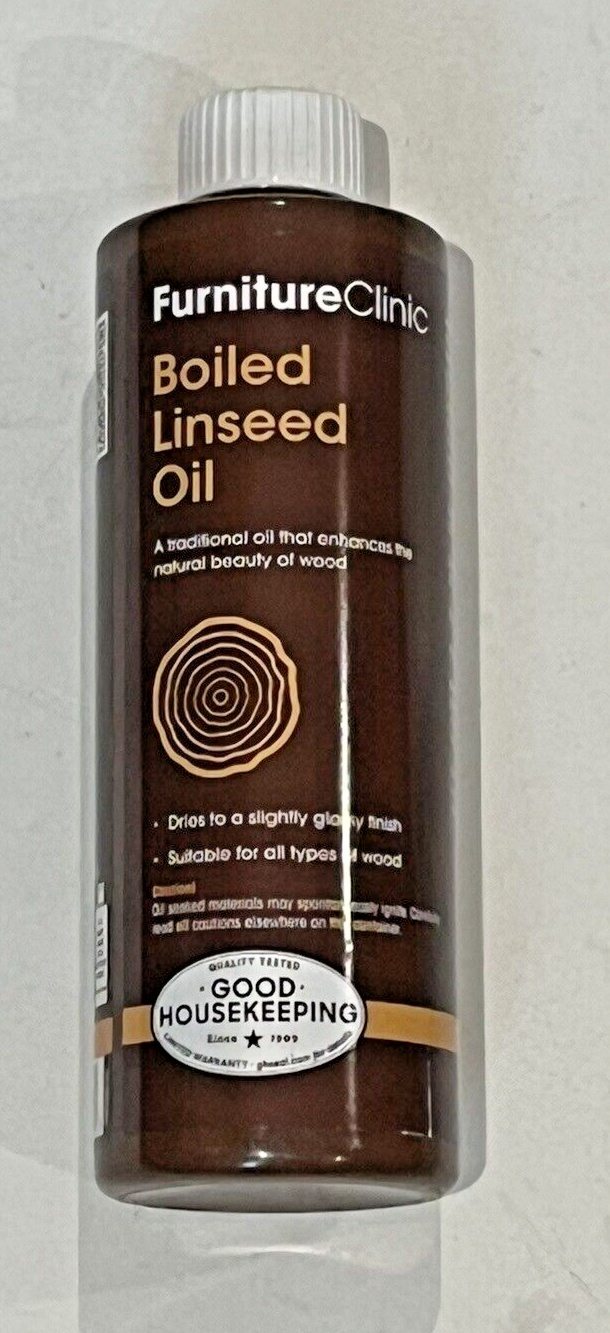 Furniture Clinic Boiled Linseed Oil for Wood Furniture & More Restore a