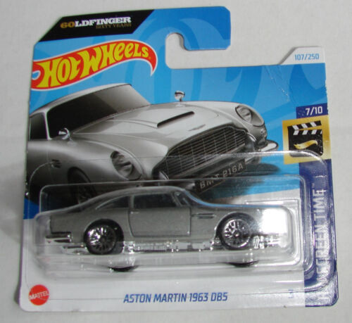 Hot Wheels Aston Martin 1963 DB5 HW Screen Time 107/250 Goldfinger 60 years - Picture 1 of 1
