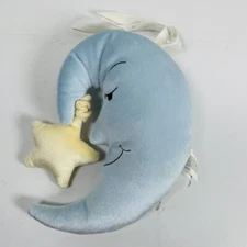 North American Bear Company IN ORBIT MOON MUSICAL Plush Baby CRIB PULL TOY CUTE