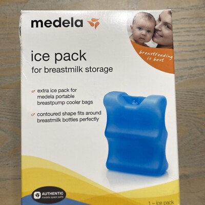 NEW Medela Ice Pack for Breast Milk Storage, Contoured Shape NEW with FREE  S&H!