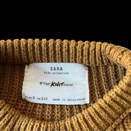 Zara Kids Knit Influencer Sweater Size 5 - Picture 3 of 8