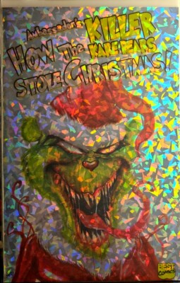 How The Killer Kare Bears Stole Christmas Grinch Homage Crystal Fleck Foil #2/5