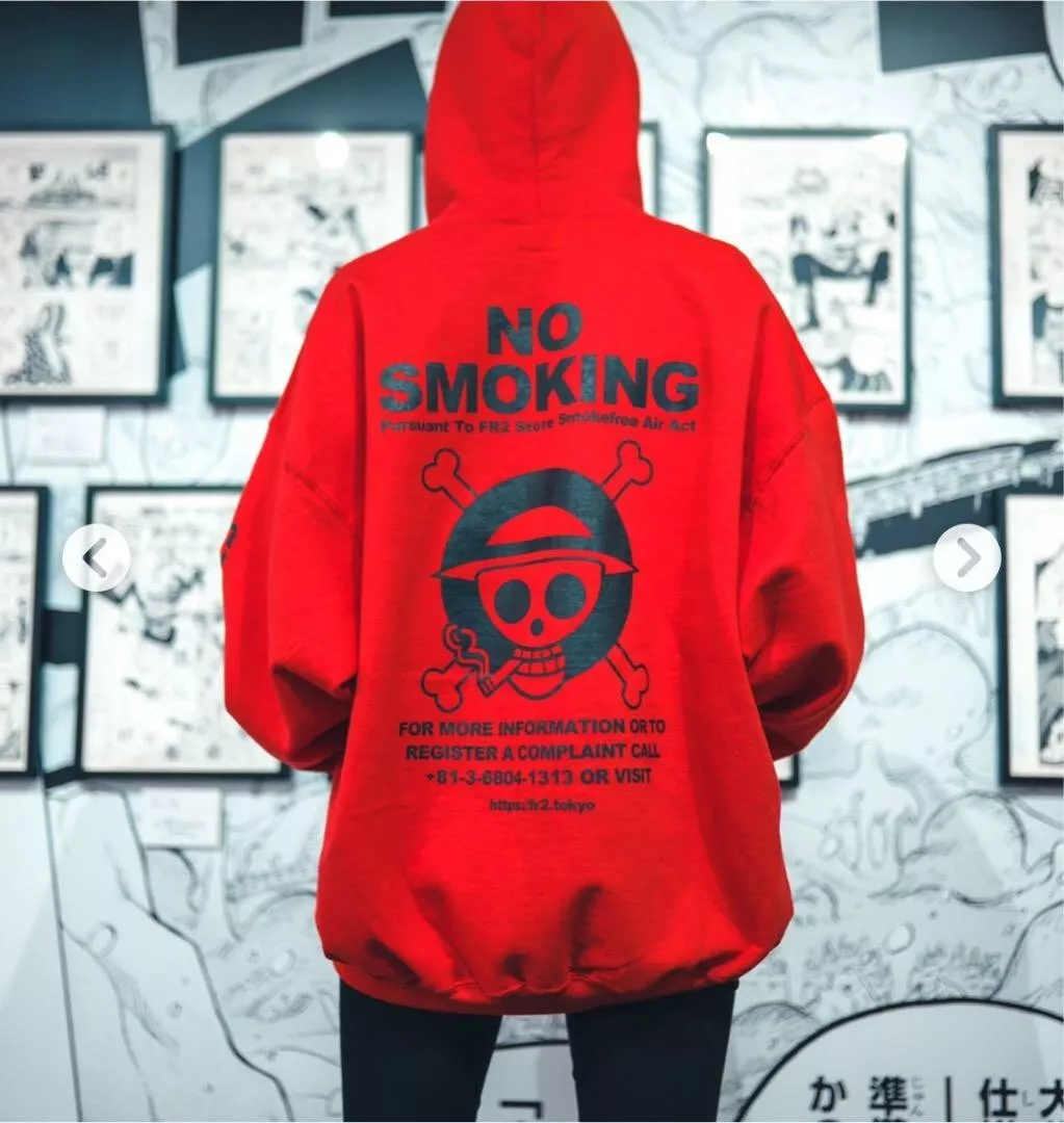 FR2 x ONE PIECE collaboration hoodie M