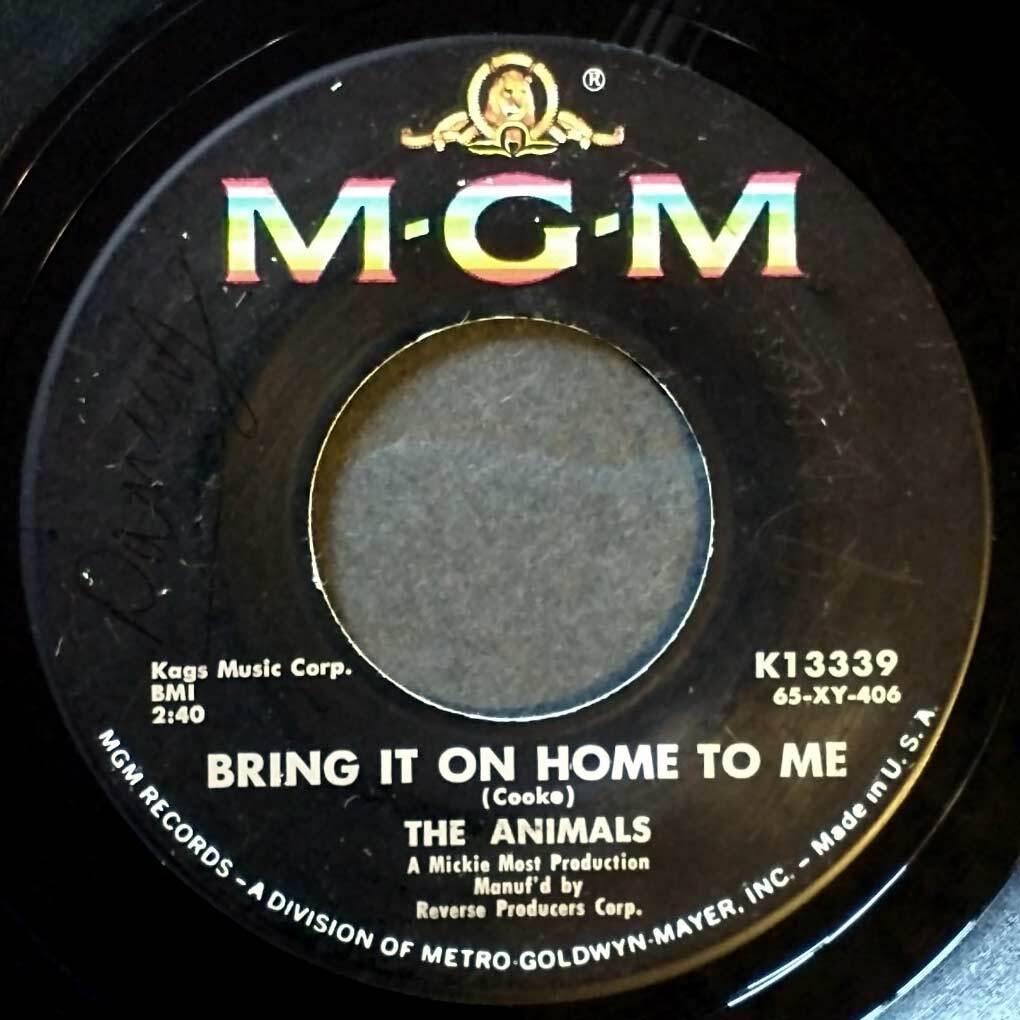 The Animals - Bring It On Home To Me / For Miss Caulker [7