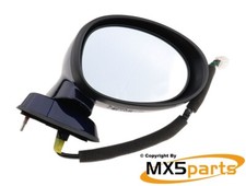 MX5 RH Electric Door Wing Mirror Stormy Blue 35J Genuine Mazda MX-5 Mk3 2005-08