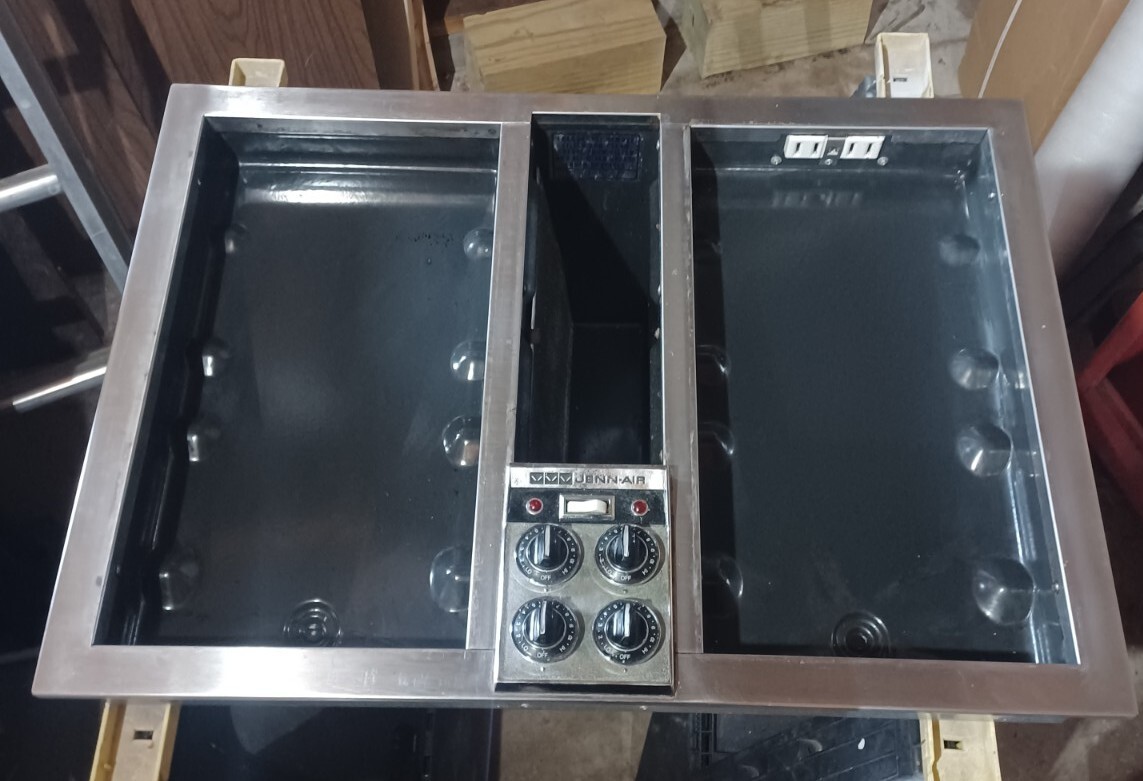 Jenn Air C221 Downdraft Stainless With Grill Unit & Two A122 Cartridges VIDEO eBay