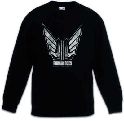 RICOS ROUGHNECKS Kinder Pullover Pulli Tattoo Starship Sign Logo Troopers Squad