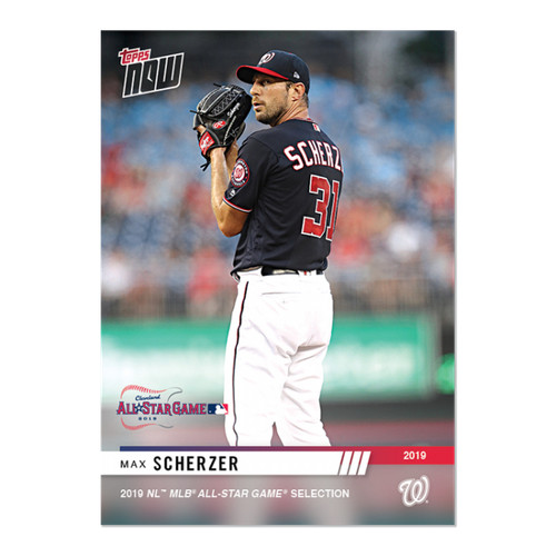 2019 Topps Now NL-12 Max Scherzer