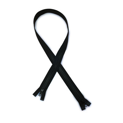 YKK #5VS Vislon 2-Way Open Zipper - Black