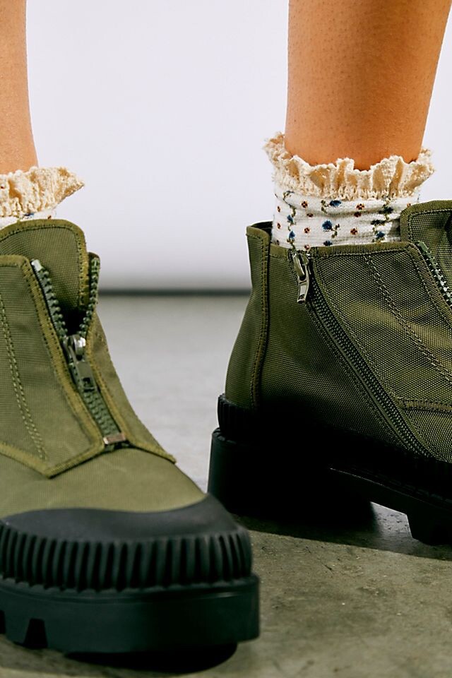 Everest Zip Front Ankle Boots 
