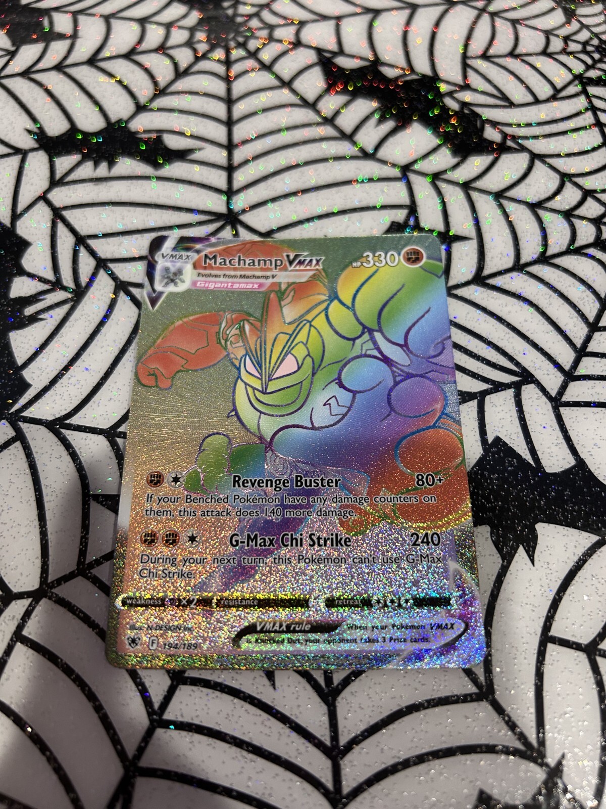 Machamp VMAX (Secret) 194/189 Swsh10: Astral Radiance Holo - NM/MINT