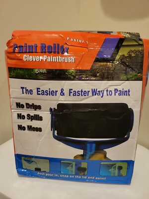 Paint Roller - Clever Paintbrush - No Drips No Spills No Mess 