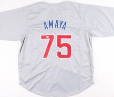 Miguel Amaya Signed Jersey JSA COA Chicago Cubs Auto Top Prospect Autograph! 