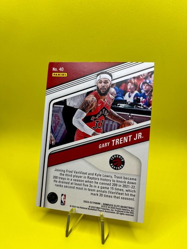 Gary Trent Jr. 2022-23 Panini - Elite *holo - Bild 2 von 2