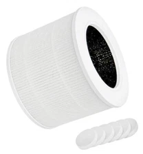 Smoke Remover HEPA Carbon Filter Set Replacement for Levoit Core Mini Purifier