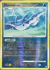 Mantine Lv. 25 Reverse Holo Rare - 29/123 - Mysterious Treasures Pokemon 2007 on eBay