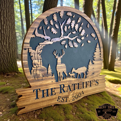 Personalized Family Name Sign Custom Carved Wood Sign Housewarming Wedding Gift